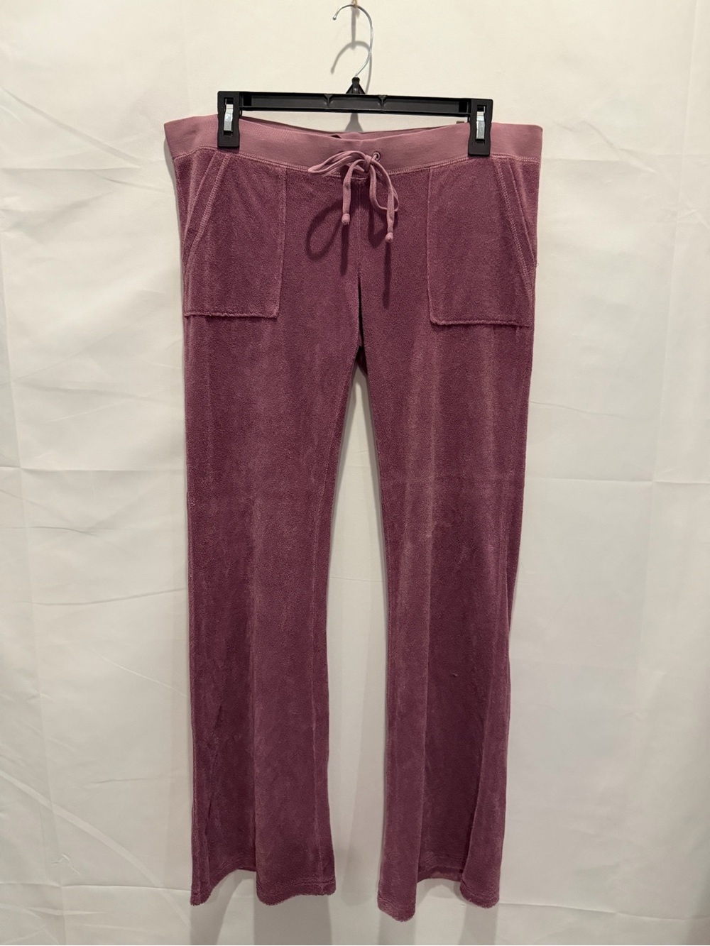 Juicy Couture purple terry cloth pants. Size  S.vintage,Y2K,2000’s.